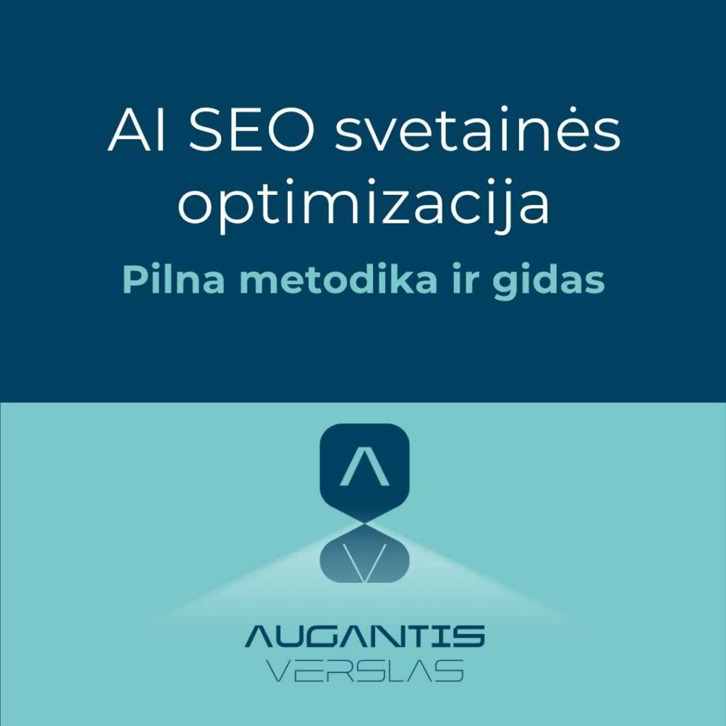 AI-SEO puslapio optimizacija 1 WEB AI SEO svetaines optimizacija